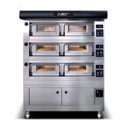 ПЕЧЬ ПОДОВАЯ ДЛЯ ПИЦЦЫ MORETTI FORNI P120E B (18+18+18СМ) + ЗОНТ + РАССТОЙКА