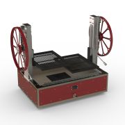 ГРИЛЬ УГОЛЬНЫЙ GRILLVETT CORVETTE M2 (КРАСНЫЙ)