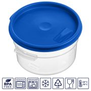 GASTROPLAST (Турция) Крышка для контейнера для продуктов круглая d=180 мм. синяя, п/п (контейней 76719, 76720) GP /1/12/