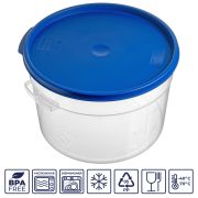 GASTROPLAST (Турция) Крышка для контейнера для прод. круг. d=310 мм. синяя, п/п (контейн. 76723, 76724, 76725) GP /1/12/