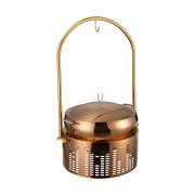 Мармит настольный (чефиндиш) круглый 8л, Mughal Gold Rose MG/02/CC/8