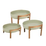 Чаша ORION GREEN с подставкой Rose Gold h27,5*34*28,5см, OR/BE/GR-02L