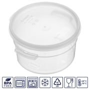 GASTROPLAST (Турция) Крышка для контейнера для прод. круг. d=180 мм. прозрачная, п/п (контейн. 76719, 76720) GP /1/12/ ТП