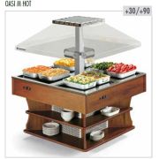 СТОЛ ШВЕД.ПОДОГРЕВАЕМЫЙ OASI 8 M HOT ТЕМН.ОРЕХ