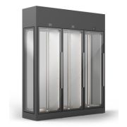 ШКАФ ВИННЫЙ ENOFRIGO WINE LIBRARY 20 WALL 3V DX-SX 3P H2600 VT F СЕРЫЙ+ПОЛКИ R