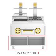 ГРИЛЬ ОТКРЫТЫЙ JOSPER BASQUE PVJ-50-2-1-CT-T