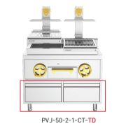 ГРИЛЬ ОТКРЫТЫЙ JOSPER BASQUE PVJ-50-2-1-CT-TD