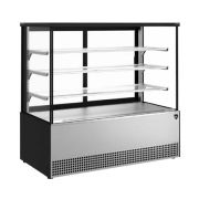 ВИТРИНА КОНДИТЕРСКАЯ KAYMAN KВК-1305М ЛЮКС КВАДРО ЧЕРНЫЙ