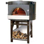 ПЕЧЬ ДРОВЯНАЯ MORELLO FORNI PAX130 НА ПОДСТАВКЕ/ГОРЕЛКА "ПЛАМЯ"