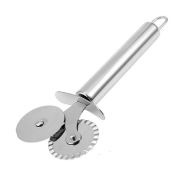 Ножи (Китай) Нож для теста 17,5 см. d=4 см. нерж. двойной, ручка нерж. /1/12/