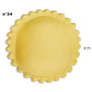 ШТАМП Д/РАВИОЛИ ДЛЯ НАСАДКИ LA MONFERRINA MULTIPASTA КРУГ ФИГУР. ДИАМ. 70 ММ 34