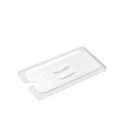 GASTROPLAST (Турция) Крышка для гастроем. 1/3 поликарб.прозрач. (-40/+99С) универсальная с отверстием для ложки GP /1/36/