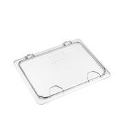 GASTROPLAST (Турция) Крышка для гастроем. 1/2 поликарб.прозрач. (-40/+99С) откидная (гастр.79755,79757,79758,79760) GP /1/12/