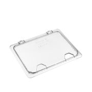 GASTROPLAST (Турция) Крышка для гастроем. 1/2 поликарб.прозрач. (-40/+99С) откидная с отверстием для ложки справа (гастр.79755,79757,79758,79760) GP /1/12/