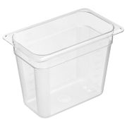 GASTROPLAST (Турция) Гастроемкость 1/4 h=200 мм. 265*162 мм. 4,7 л. поликарб. прозрачная GP /1/