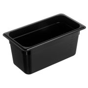 GASTROPLAST (Турция) Гастроемкость 1/3 h=150 мм. 325*176 мм. 5,3 л. поликарб. черная GP /1/