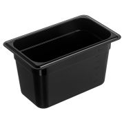 GASTROPLAST (Турция) Гастроемкость 1/4 h=150 мм. 265*162 мм. 3,6 л. поликарб. черная GP /1/