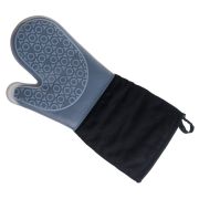 MGprof Рукавица термостойкая с 1-м выделенн. пальцем 38*15 см.(до +230 °С) силикон и хлопок (1шт)MGprof /1/