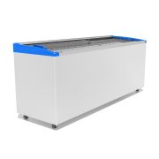 ЛАРЬ МОРОЗИЛЬНЫЙ GELLAR FG 700 E ГНУТОЕ СТЕКЛО, АЛЮМИНИЙ, СИНИЙ (ПРОПАН)