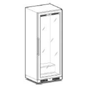 ШКАФ ВИННЫЙ GEMM WD7/121 + ПОЛКИ  WR7/01 4 ШТ.