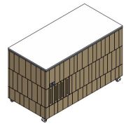 СТОЛ ШВЕД.НЕЙТР.ОСТРОВ. ENOFRIGO DOGE BASE NE 1400 ВЕНГЕ