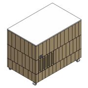 СТОЛ ШВЕД.НЕЙТР.ОСТРОВ. ENOFRIGO DOGE BASE QNE 1000 ВЕНГЕ