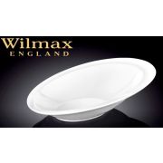Wilmax (Англия) Салатник овальный 210*145 мм. 150 мл. h=25/55 мм. скошенный край Wilmax /1/4/48/