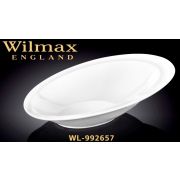 Wilmax (Англия) Салатник овальный 275*185 мм. 400 мл. h=35/80 мм. скошенный край Wilmax /3/24/