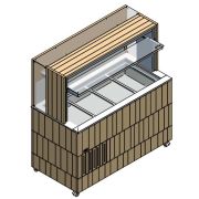 СТОЛ ШВЕД.ПАРОВ.ПРИСТ. ENOFRIGO DOGE WALL BM 1400 ВЕНГЕ