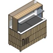 СТОЛ ШВЕД.ТЕПЛОВОЙ КЕРАМ. ENOFRIGO DOGE WALL 1400 QPC ВЕНГЕ