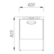 МАШИНА ПОСУДОМОЕЧНАЯ COMENDA PF45 R/ДОЗ/ПОМПА СЛИВА