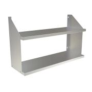 ПОЛКА НАСТЕННАЯ ДВУХ-УРОВНЕВАЯ КОБОР ПК2-100/30