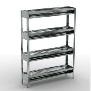 СТЕЛЛАЖ ДЛЯ СУШКИ ТАРЕЛОК КОБОР СКС-120/30/430 (ВЫСОТА 1800)