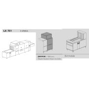 МАШИНА Д/МОЙКИ ЯЩИКОВ DIHR LX 751 V DX СПЕЦ.+ПАЛЬЧ.КОНВ.+DDE+DRF9VM/ДЕЛЕНИЕ 3 ЧАСТИ