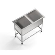 ВАННА МОЕЧНАЯ GPSTEEL СТАНДАРТ ВМ-2 980/500/850 С (ВМ-2/400)