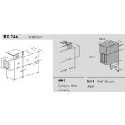 МАШИНА ПОСУДОМОЕЧНАЯ DIHR RX 246 DX+DDE+HR10+DR99+SAN/ДЕЛЕНИЕ 2 ЧАСТИ