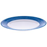 ARC (Франция) Тарелка d=254 мм. синий край Браш (P3946) /1/6/24/ АКЦИЯ