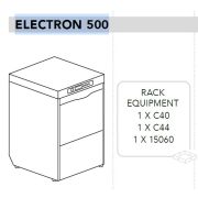 МАШИНА ПОСУДОМОЕЧНАЯ DIHR ELECTRON 500 МОРСК.ВЕР.380В/3Ф/50ГЦ БЕЗ НЕЙТР.+СПЕЦ.НОЖКИ