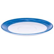 ARC (Франция) Блюдце d=140 мм. синий край Браш (чашка 40596) /1/6/48/