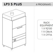 МАШИНА КОТЛОМОЕЧНАЯ DIHR LP3 S PLUS ELETTRONICA+XP+DDE