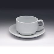 Фарфор (Китай) Чайная пара 175 мл. штабелир. Классик /6/48/