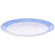 ARC (Франция) Блюдце d=140 мм. голубой край Браш (чашка 37305) /1/48/