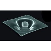 3D Glassware (Турция) Салатник квадр. 180*180 мм. стекло 3D /1/10/ АКЦИЯ