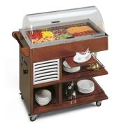 ТЕЛЕЖКА СЕРВ.ОХЛ. TECFRIGO CARRELLINO 10 ТЕМН.ОРЕХ