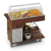 ТЕЛЕЖКА СЕРВ.ОХЛ. TECFRIGO CARRELLINO 3 ТЕМН.ОРЕХ