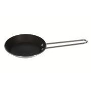 Нерж (Китай) Сковорода для блинов d=20 см. h=2 см. 0,5 л. нерж. с антиприг. покрыт. (индукция) /1/