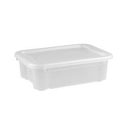 Пластик (Россия) Контейнер для продуктов прямоуг.  2,8 л. 27,3*19*8,8 см. п/п Кристалл /1/30/