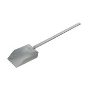 Нерж (Китай) Совок для угля/золы 53*8,5*8,5 см. /1/5/