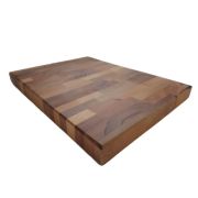 Доски (Россия) Доска разделочная бук торцевая 400*300*35-45 мм. /1/