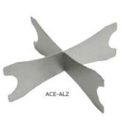 GI.METAL (Италия) Подставка для подносов для пиццы h=14 см. алюмин. Gimetal /1/